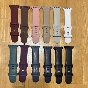 Assorted Silicone Watch Bands